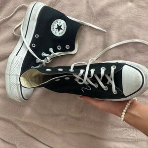 Black Platform Converse